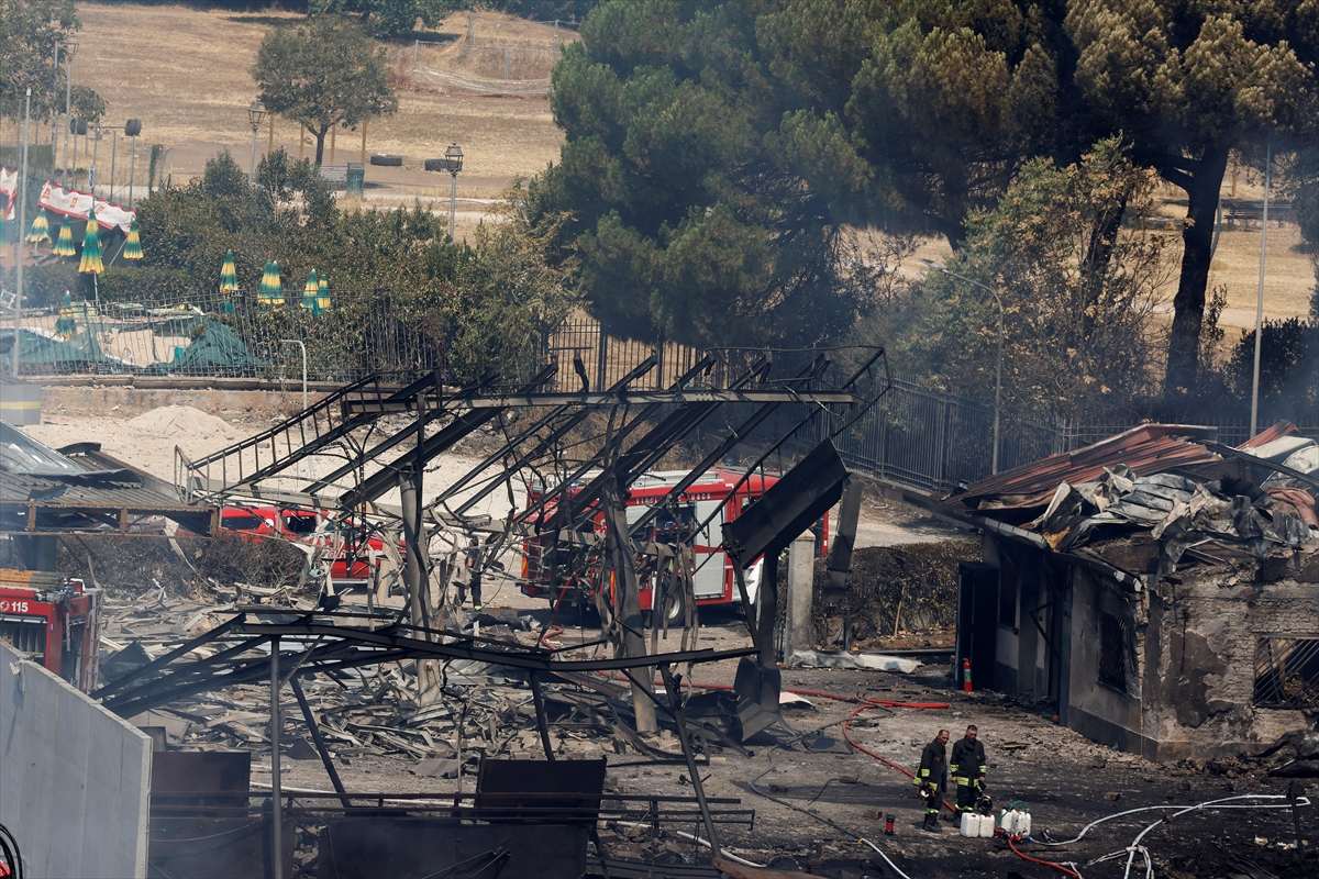 Eksplozija na benzinskoj crpki/ Foto: Anadolu