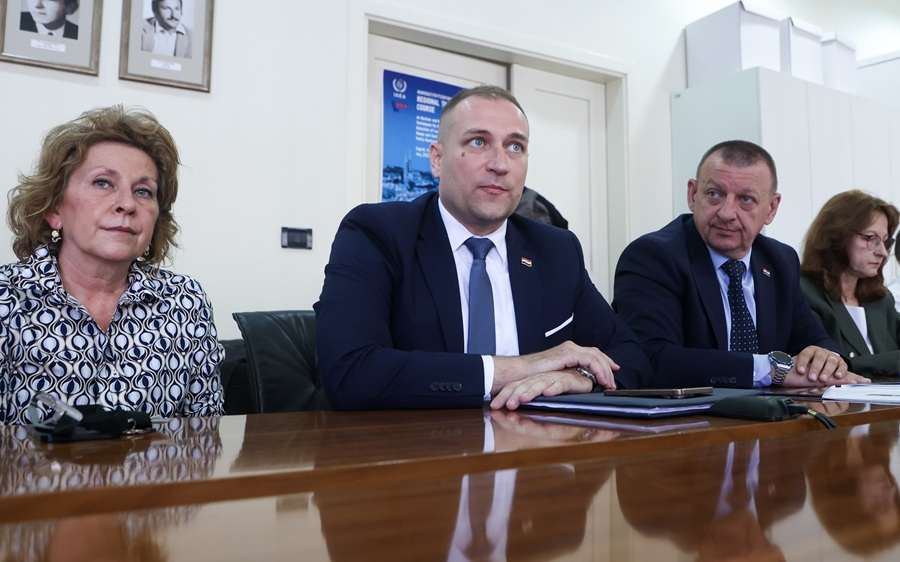 David Vlajčić, Andrea Humski, Ivan Matijević, Tatjana Karačić / Foto: Hina