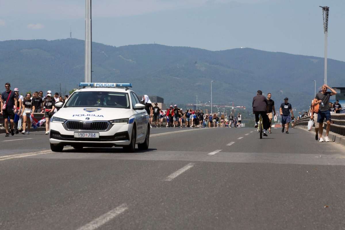 Atmosfera u gradu uoči koncerta Thompsona/ Foto: Hina