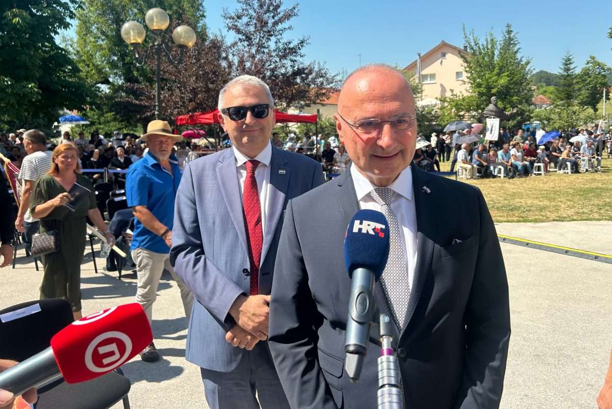 Gordan Grlić Radman u Tomislavgradu/ Foto: X