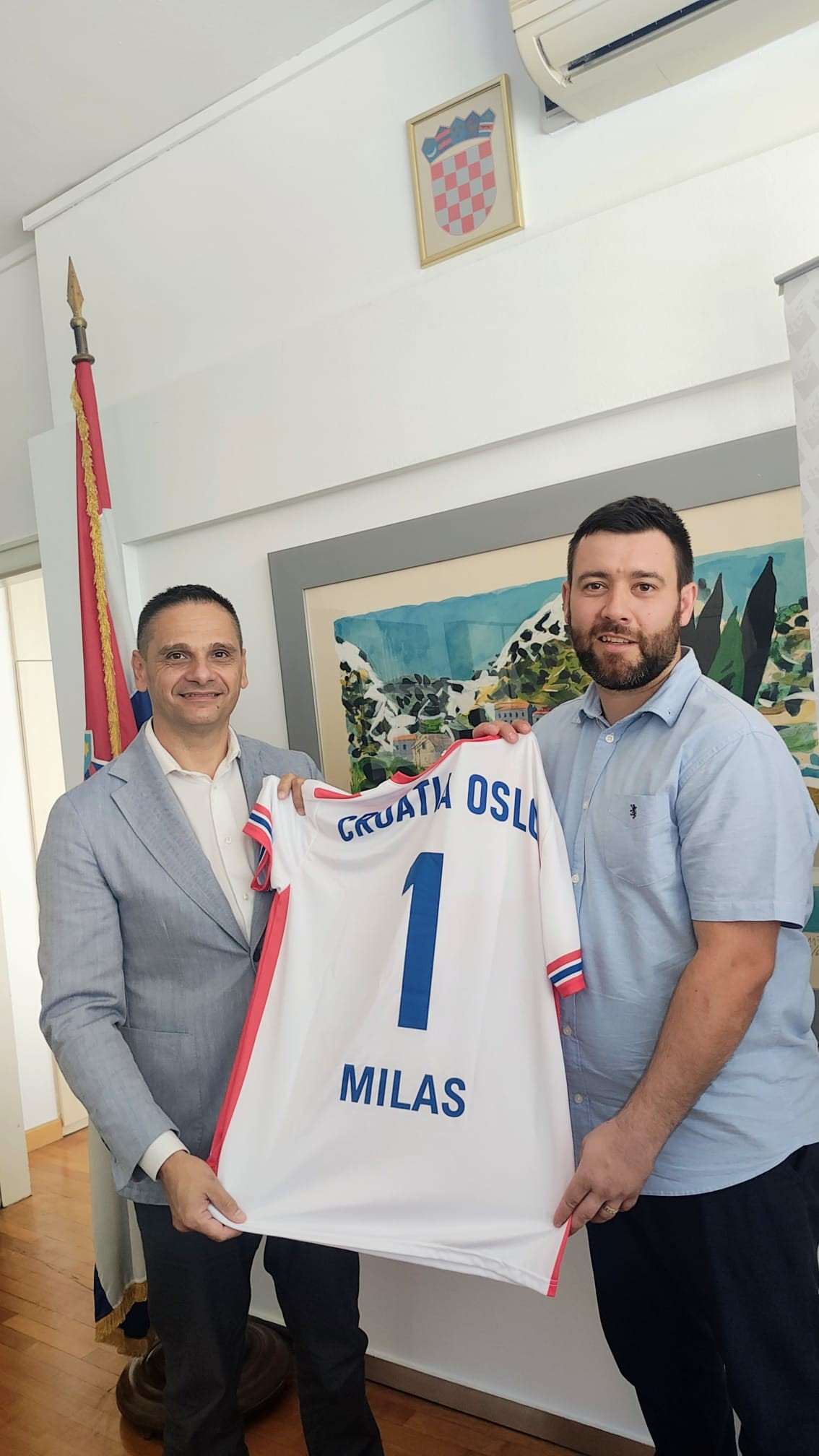 SURADNJA ZA BUDUĆNOST: HZ Norveške i HMI zajedno u projektima za hrvatsku mladež izvan domovine Ivan Turkalj posjetio Hrvatsku maticu iseljenika / Foto: HIM