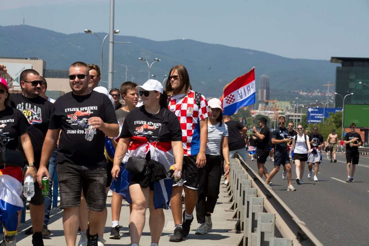 Atmosfera u gradu uoči koncerta Thompsona/ Foto: Hina