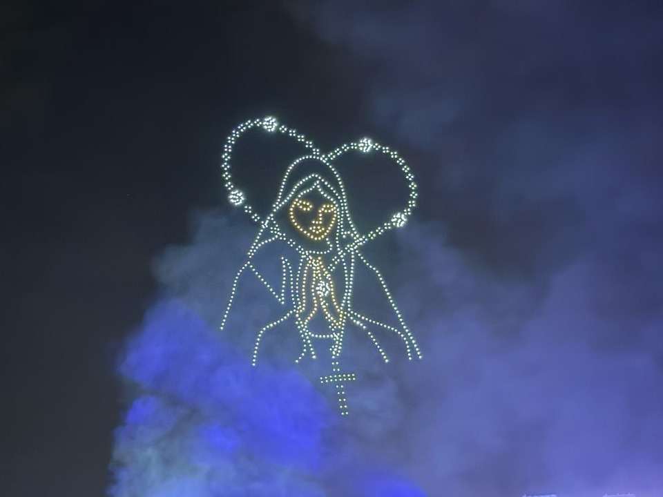Lik Gospe na koncertu Marka Perkovića Thompsona/ Foto: Fenix (SIM)