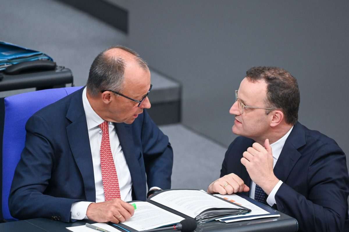 Friedrich Merz i Jens Spahn/ Foto: Katharina Kausche/dpa