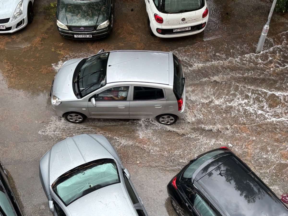 Nevrijeme u Splitu/ Foto: Hina