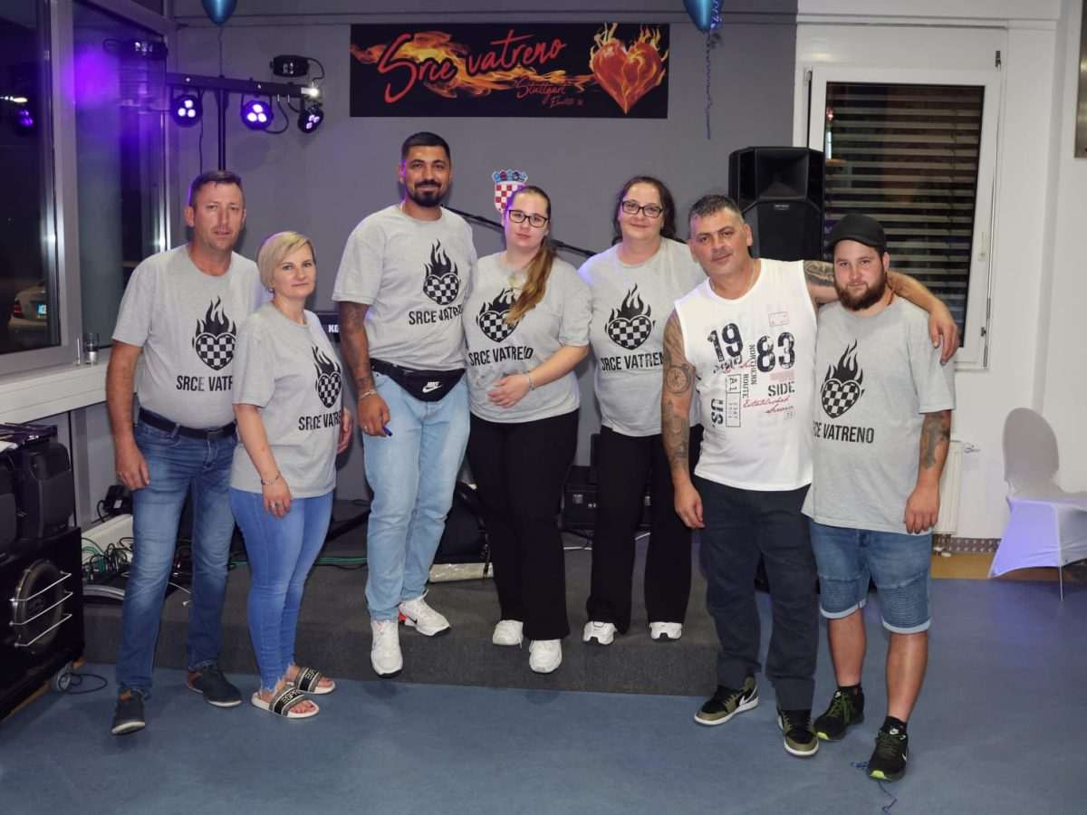 STUTTGART: Velika zabava nedavno osnovane hrvatske udruge Udruga „Srce Vatreno“ iz Stuttgarta / Foto: Fenix (Željo Cindrić)