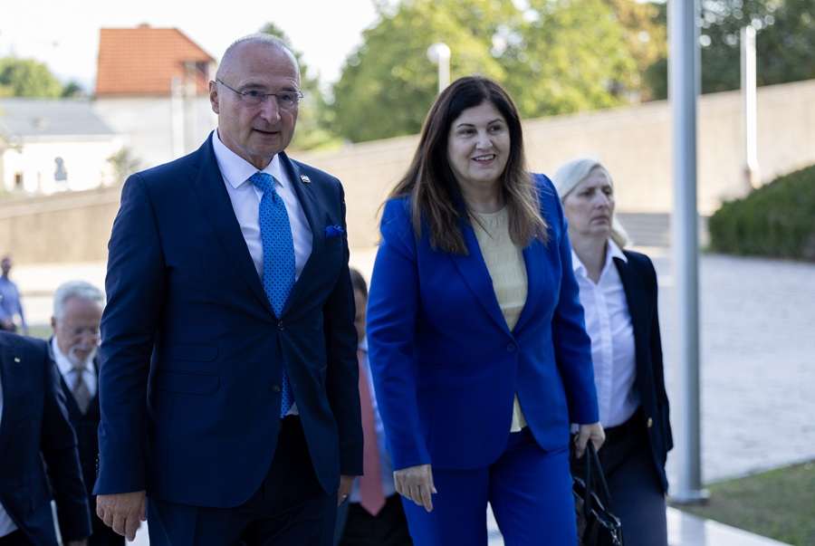 PALESTINSKA MINISTRICA VANJSKIH POSLOVA U HRVATSKOJ: Hrvatska povećava humanitarnu pomoć Gazi Varsen Aghabekian i Gordan Grlić Radman / Foto: Hina