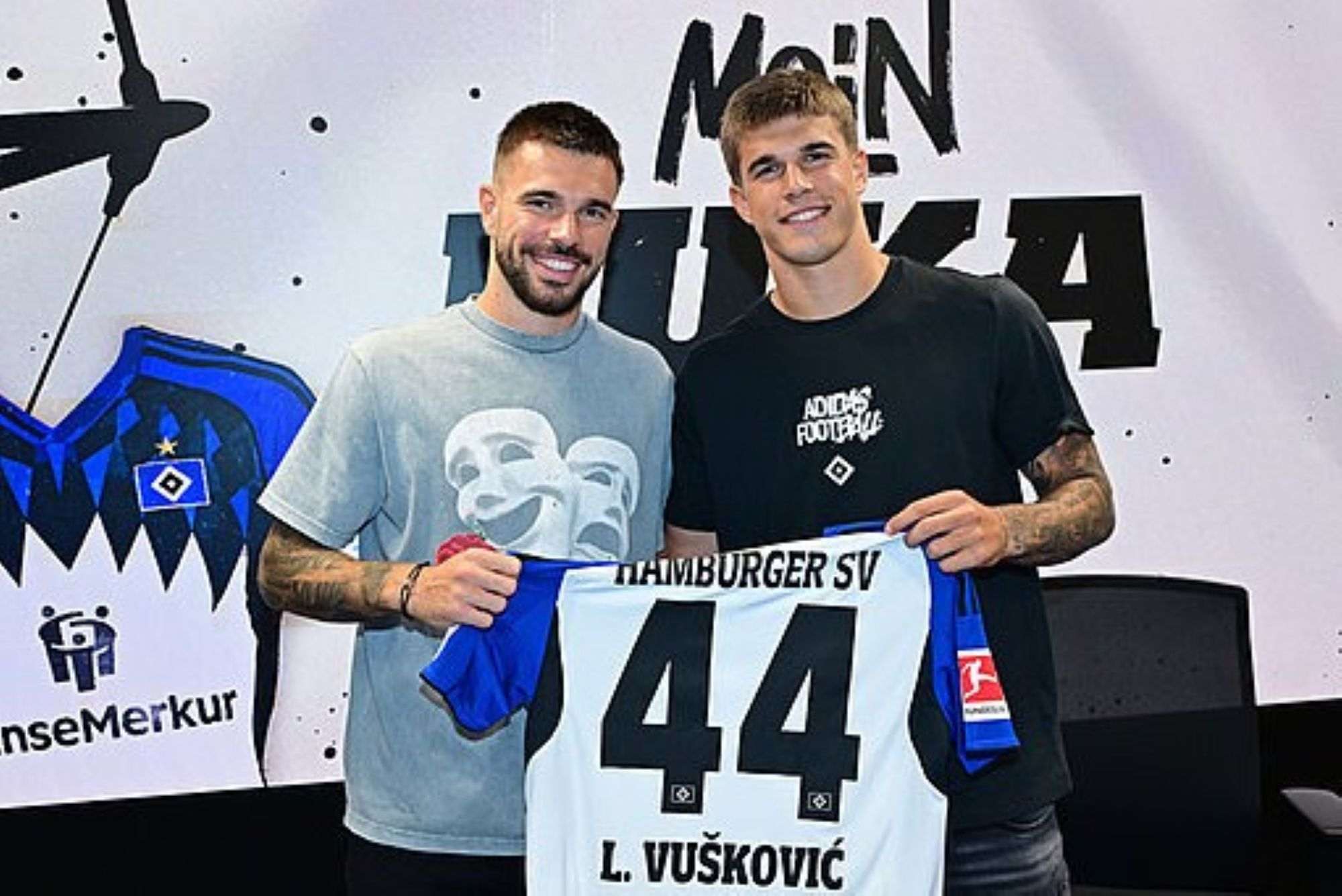 HAMBURG: Luka Vušković (18) potpisao HSV i pridružio se starijem bratu Mariju