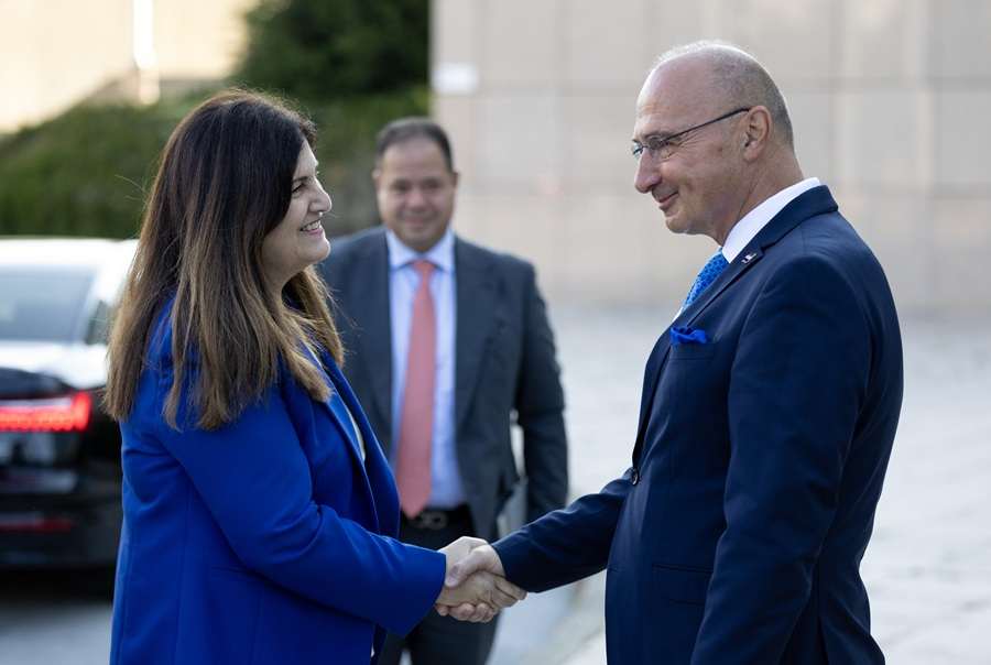 Varsen Aghabekian i Gordan Grlić Radman / Foto: Hina
