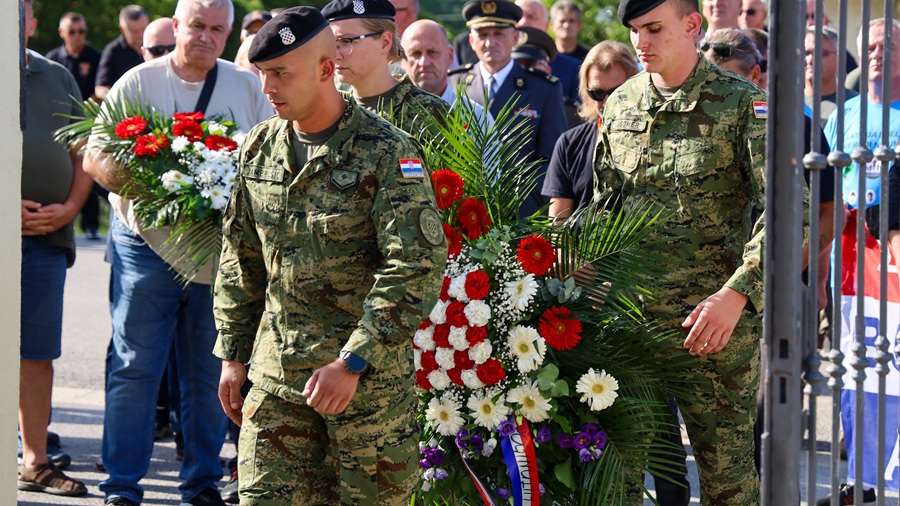 Obilježena 34. godišnjica pogibije branitelja u Kusonjama / Foto: Hina