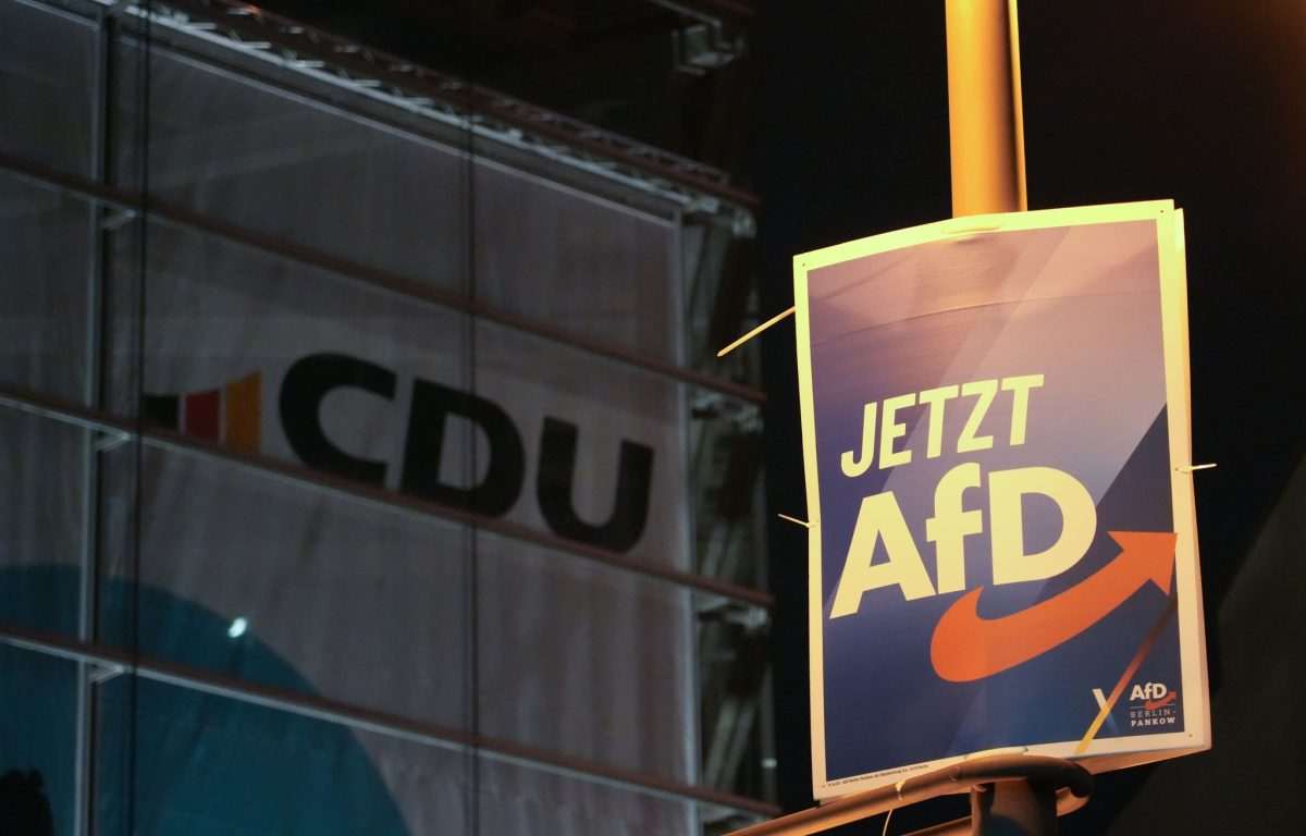 Logo njemačkih stranaka AfD-a i CDU-a/ Foto: Manuel Genolet/dpa