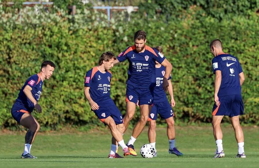 Ivan Perišić, Luka Modrić, Duje Ćaleta-Car / Foto: Hina