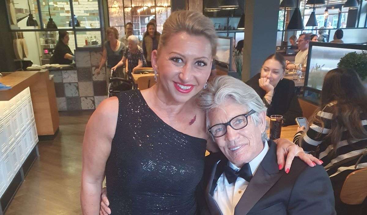 Ljiljana Đalok i poznati američki glumac Eric Roberts / Foto: Fenix (LJD)