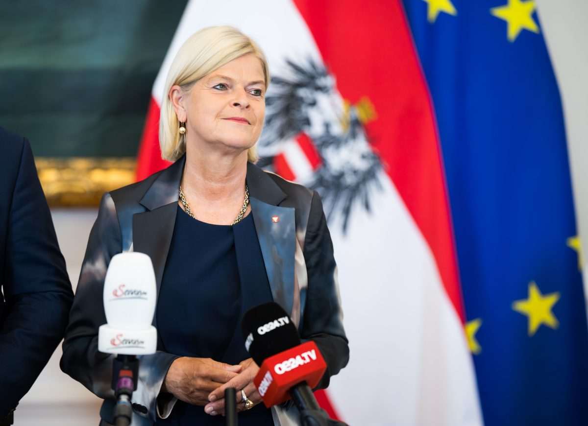 Ministrica obrane Klaudia Tanner/ Foto: BKA Christopher Dunker