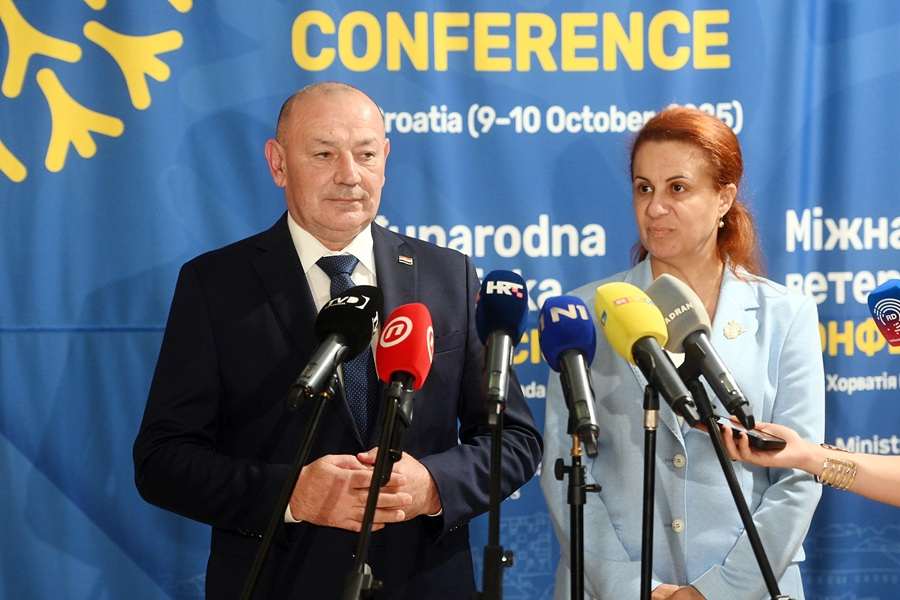 GRLIĆ RADMAN: Ukrajina se ne bori samo za vlastitu sigurnost, nego i za sigurnost Europe Tomo Medved, Nataliia Kalmikova / Foto: Hina