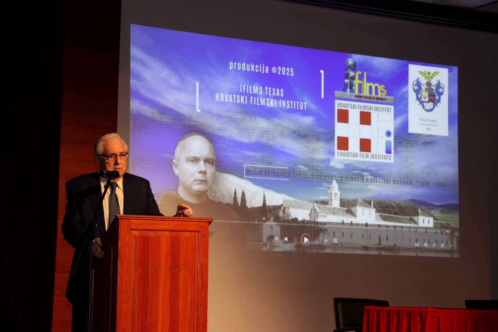 SJEĆANJE NA FRA BERNARDINA SOKOLA: U Splitu prikazan film o životu i mučeništvu hrvatskog glazbenika i franjevaca SJEĆANJE NA FRA BERNARDINA SOKOLA: U Splitu prikazan film o životu i mučeništvu hrvatskog glazbenika i franjevaca