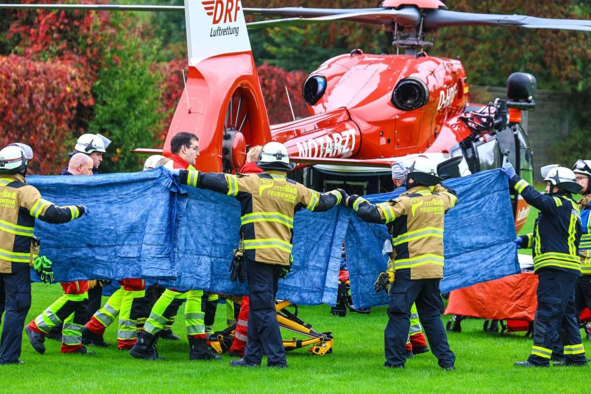Helikopter hitne pomoći/ Foto: Alex Talash/dpa