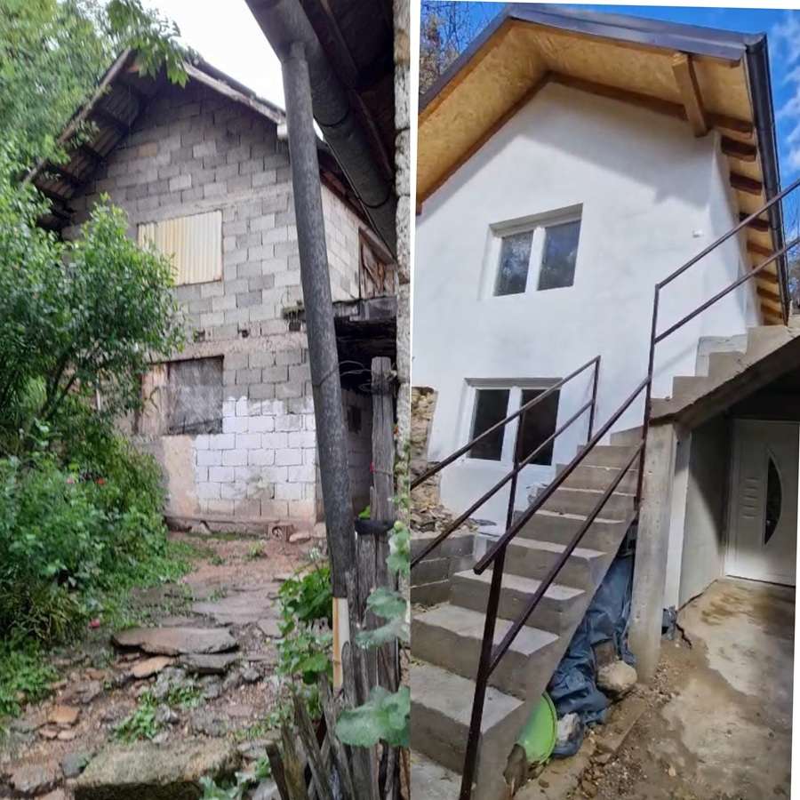 DOBROTA I ZAJEDNIŠTVO VRATILO OSMIJEH SESTRAMA: Obitelj Škegro iz konjičkog sela Podhum dobila novi dom Obitelj Škegro iz konjičkog sela Podhum dobila novi dom / Foto: Antonela Vučić