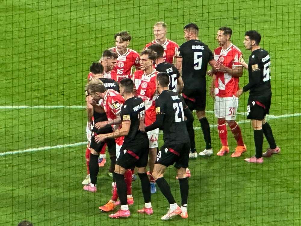 "PLEMIĆI" POSRNULI U NJEMAČKOJ: Mainz iskoristio brojčanu prednost Detalj s utakmice Mainz -Zrinjski / Foto: Fenix (SIM)