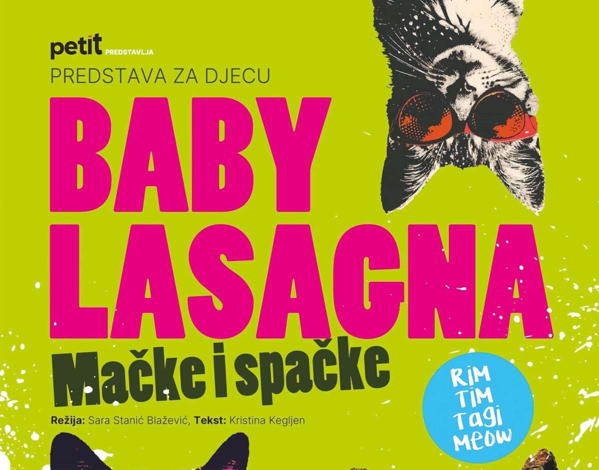 Flyer KSD „Zagreb“, Beč za predstavu Baby Lasagna