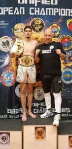 EUROPSKO PRVENSTVO U KICKBOKSU: Manuel Bodrožić iz Wiesbadena na krovu Europe!