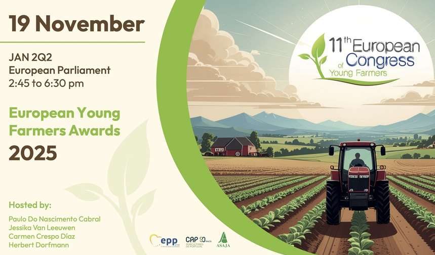 Plakat 11. Europski kongres mladih poljoprivrednika / Foto: Ured za odnose s javnošću Europske pučke stranke
