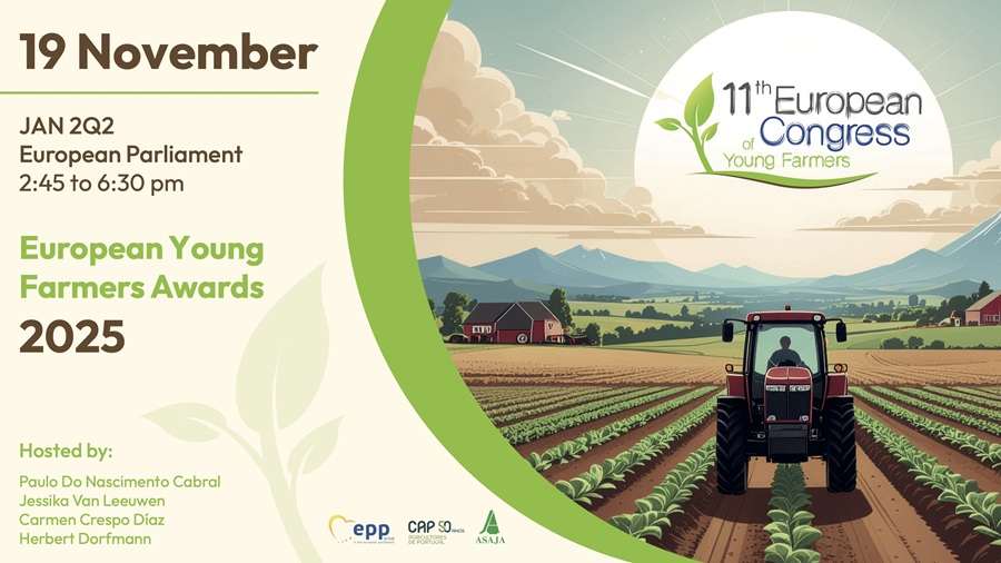 Plakat 11. Europski kongres mladih poljoprivrednika / Foto: Ured za odnose s javnošću Europske pučke stranke