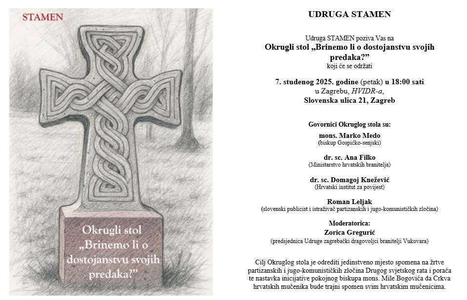 Najava Okruglog stola