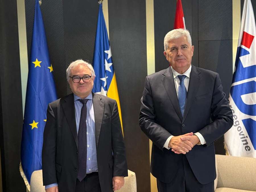 SASTANAK S VELEPOSLANIKOM GRANNASOM: Čović zahvalio Njemačkoj na podršci europskim integracijama BiH ČOVIĆ GRANNAS