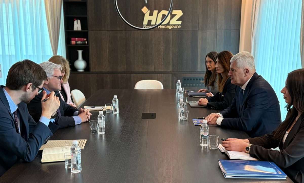 Dragan Čović i Alfred Grannas / Foto: HNS BiH