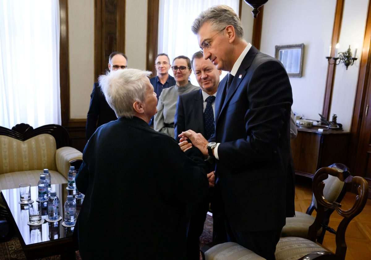 Andrej Plenković primio je u utorak u Banskim dvorima Lyliane Fournier/ Foto: Hina