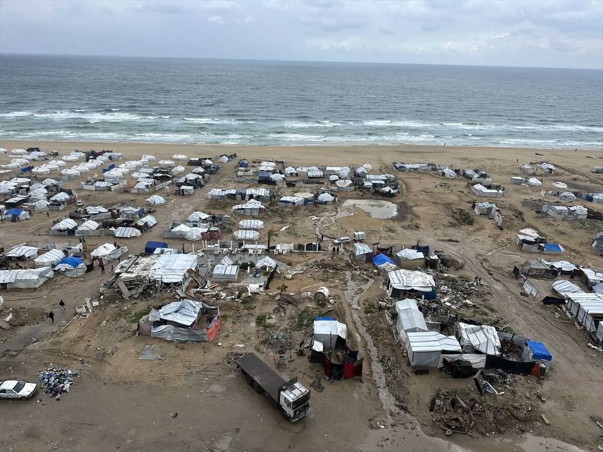 NEVRIJEME U GAZI: Jaki vjetrovi i obilne kiše dodatno pogoršali život raseljenih Palestinaca