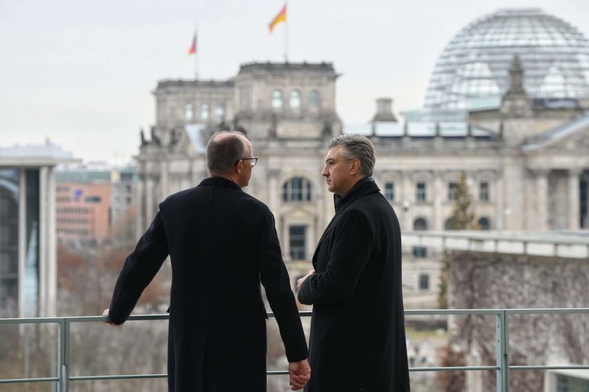 Friedrich Merz i Andrej Plenković/ Foto: Ured premijera