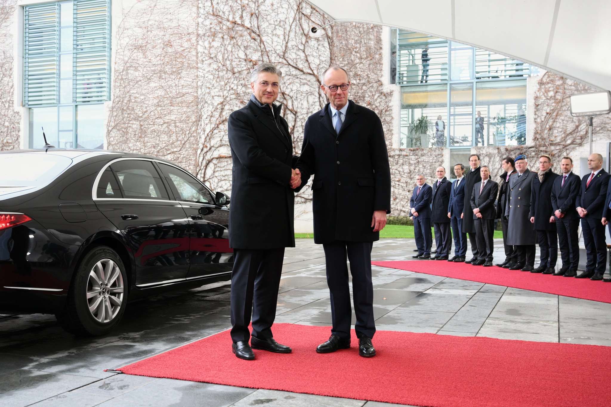 NJEMAČKA: Plenković i Merz naglasili važnost prisnije suradnje u Europskoj uniji i NATO-u Andrej Plenković i Friedrich Merz / Foto: Ured VRH