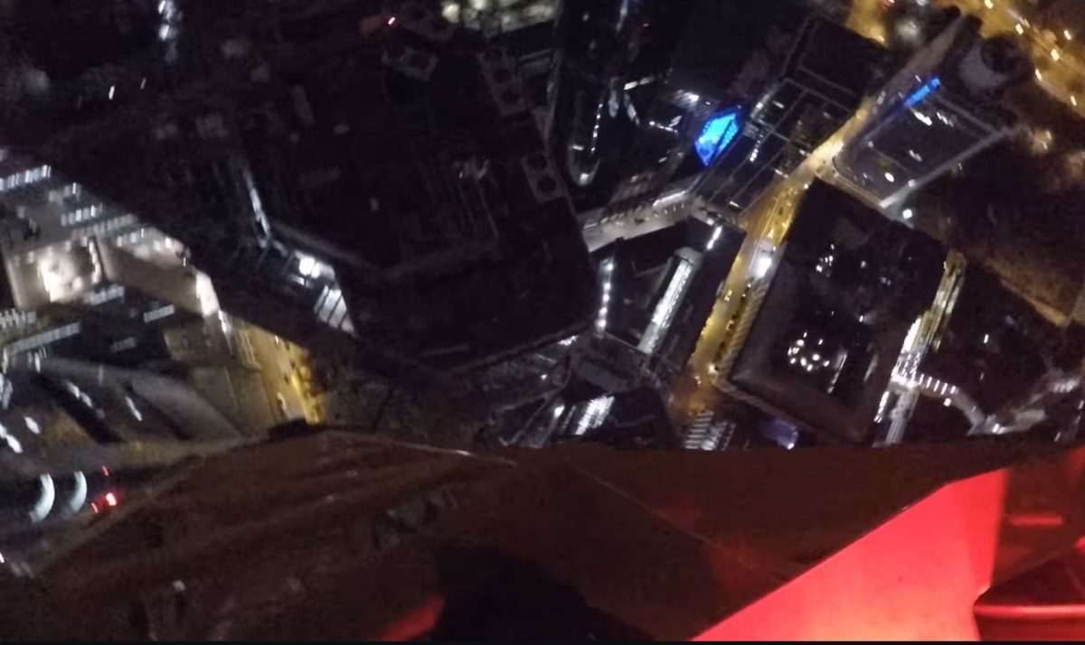 Pogled s dizalice visoke gotovo 300 metara / Foto: Preslik/Instagram