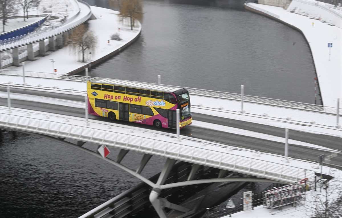 Snijeg u Berlinu/ Foto: Anadolu