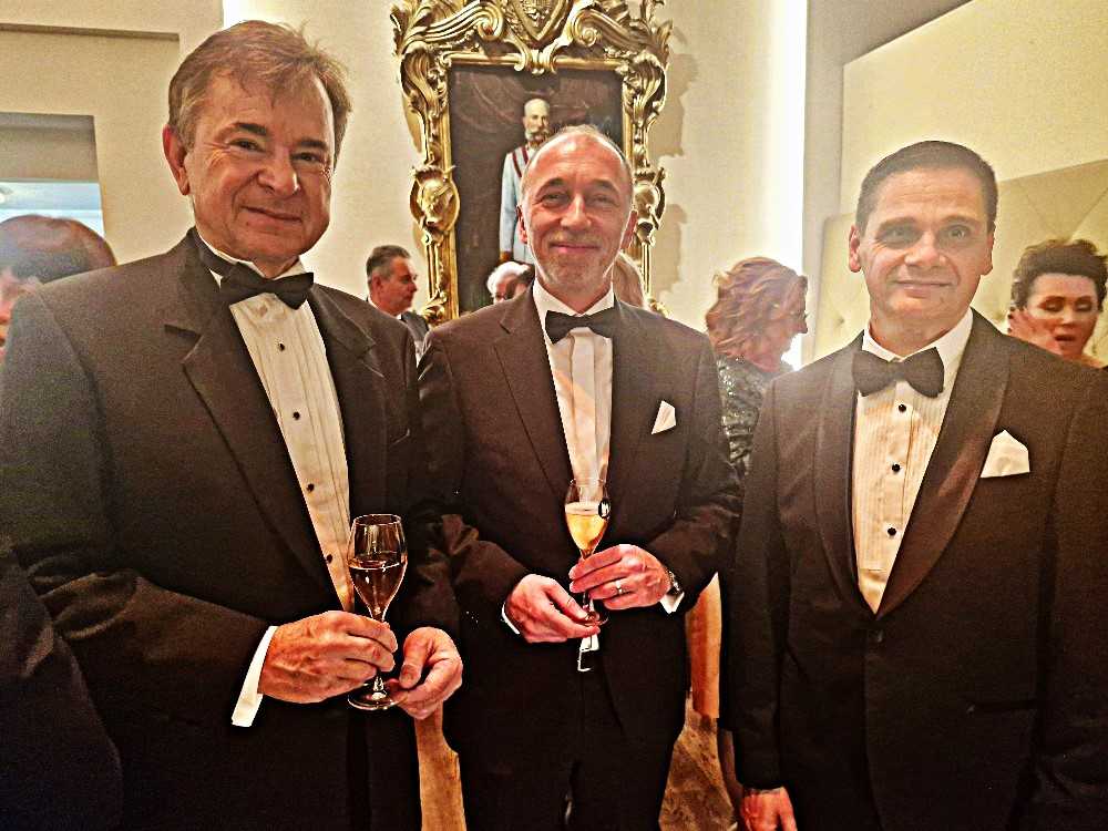 Veleposlanik Heina (lijevo, D. Magdić i Z. Milas)