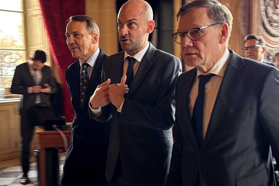 Johann Wadephul, Jean-Noël Barrot i Radoslaw SikorskI