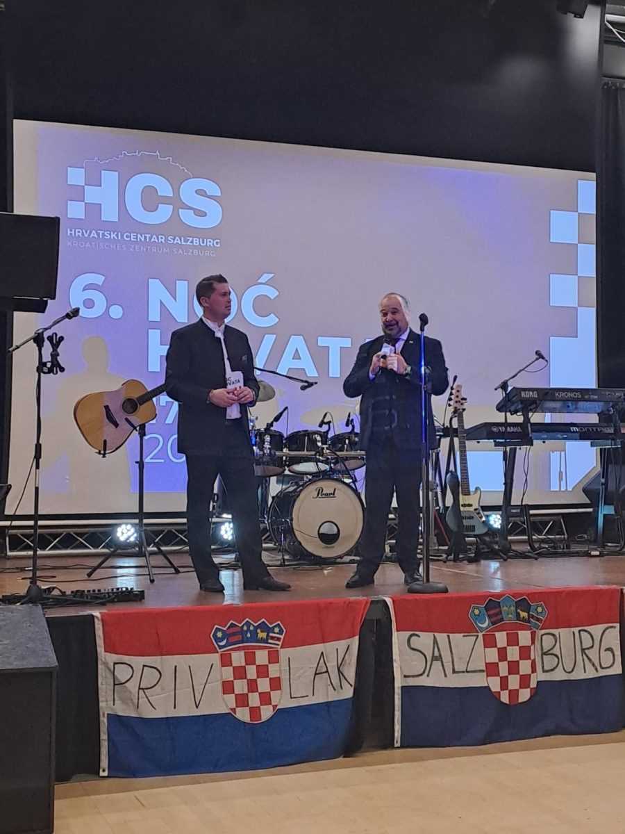 6. NOĆ HRVATA: Veleposlanik Glunčić: “Hrvatska zajednica Salzburg most je povezivanja Hrvatske s Austrijom”