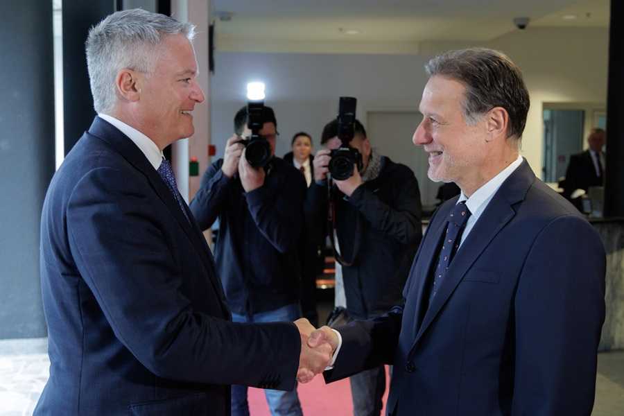 Mathias Cormann, Gordan Jandroković / Foto: Hina