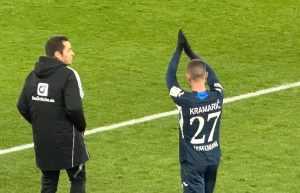 Andrej Kramarić na utakmici protiv Bayera iz Leverkusena / Foto: Fenix (PKP)