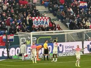 Hrvatski navijači na Kramarićevu jubileju / Foto: Fenix (PKP i čitatelji)