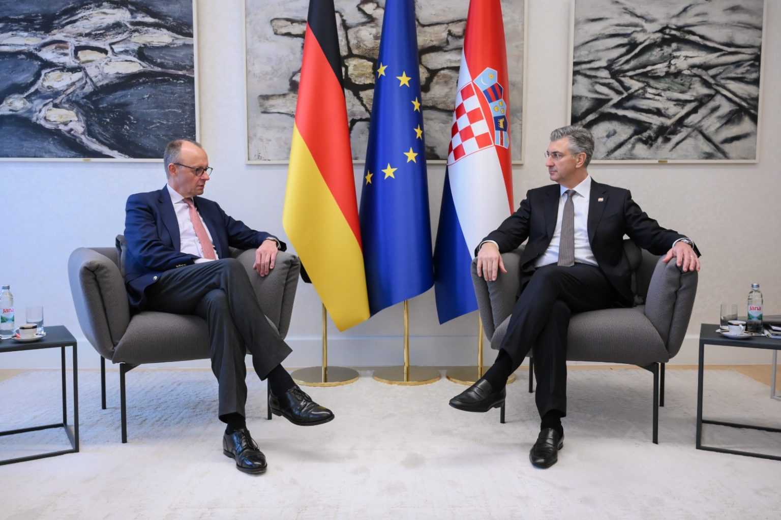 Sastanak Merza i Plenkovića / Foto: Andrej Plenković - X