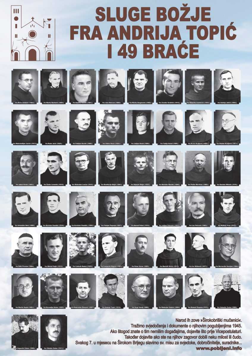 ZA 81. OBLJETNICU JUGOKOMUNISTIČKOG ZLOČINA: Od 1. do 7. veljače u Širokom se održavaju »Dani pobijenih hercegovačkih franjevaca« ZA 81. OBLJETNICU JUGOKOMUNISTIČKOG ZLOČINA: Od 1. do 7. veljače u Širokom se održavaju »Dani pobijenih hercegovačkih franjevaca«