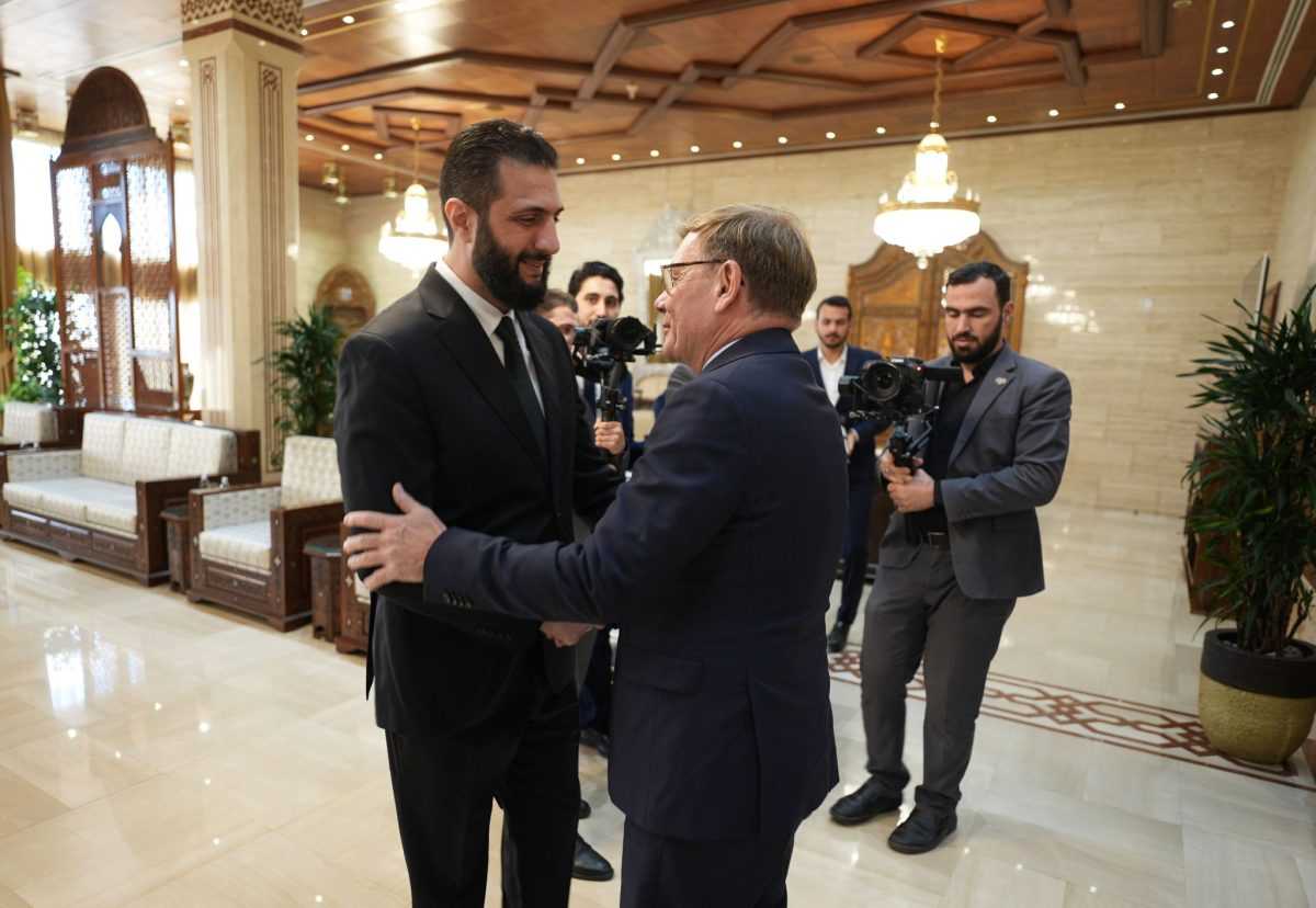 Johann Wadephul i Ahmed al-Scharaa / Foto: Marcus Brandt/dpa