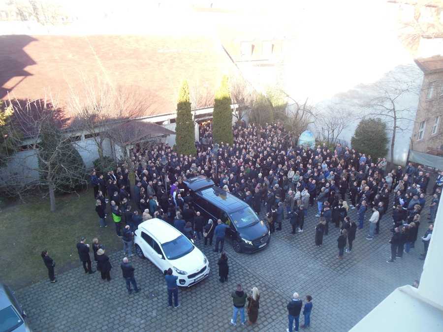 Posljednji oproštaj od Christine Lauš / Foto: Fra Jozo Župić