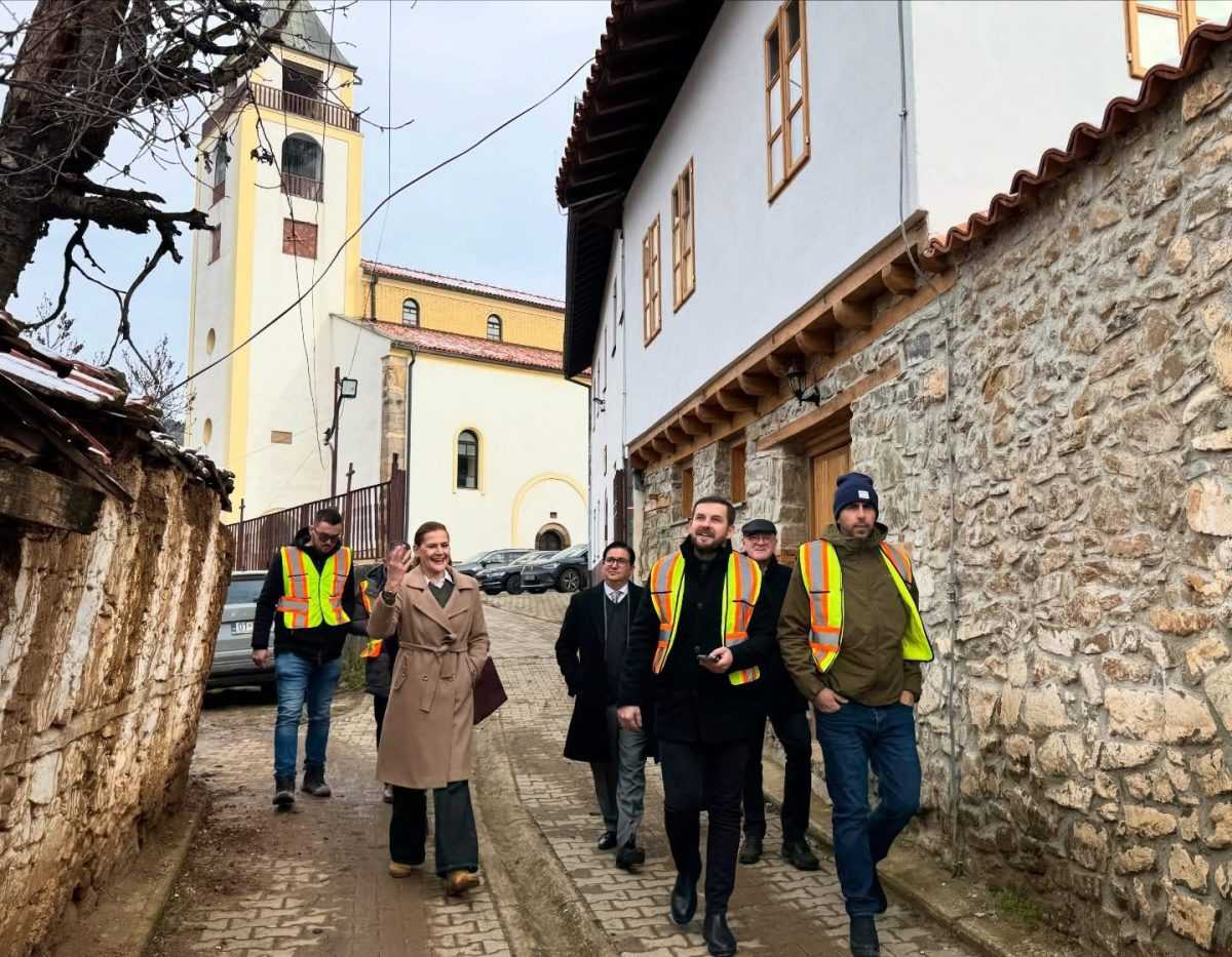 Danijela Barišić u Janjevu / Foto: MVEP RH