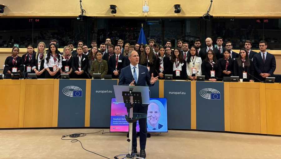 Stephen Bartulica u Europskom Parlamentu / Foto: Ured za odnose s javnošću