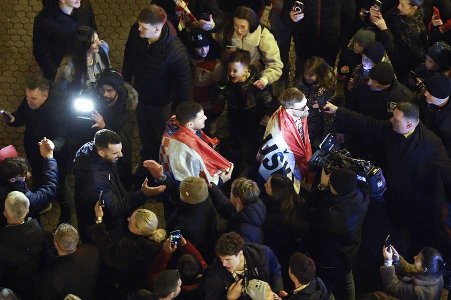 Doček rukometaša / Foto: Hina