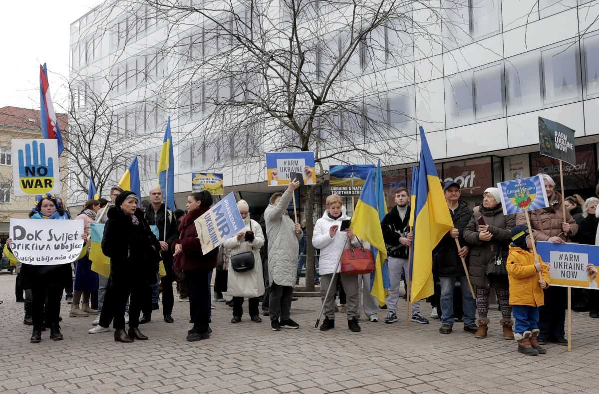 U ZAGREBU SKUP PODRŠKE UKRAJINI: Ukrajinci brane cijelu Europu U ZAGREBU SKUP PODRŠKE UKRAJINI: Ukrajinci brane cijelu Europu